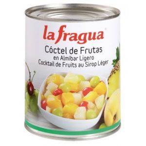 MACEDONIA 5 FRUTAS EN ALMIBAR LATA 1 k.