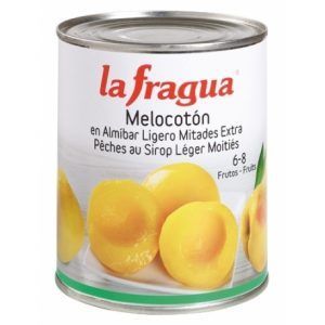 MELOCOTÓN EN ALMÍBAR LATA (6-8) 1 K.